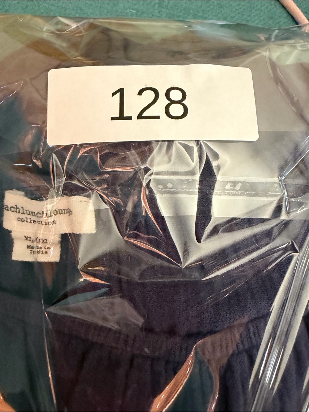 BeachLunchLounge Navy Cotton Gauze Tiered Mini Dress | Size XL - Picture 7 of 7